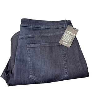 True Classic Jeans Straight Fit Blue Denim Dark Wash Mens 38x30 ACTUAL NEW